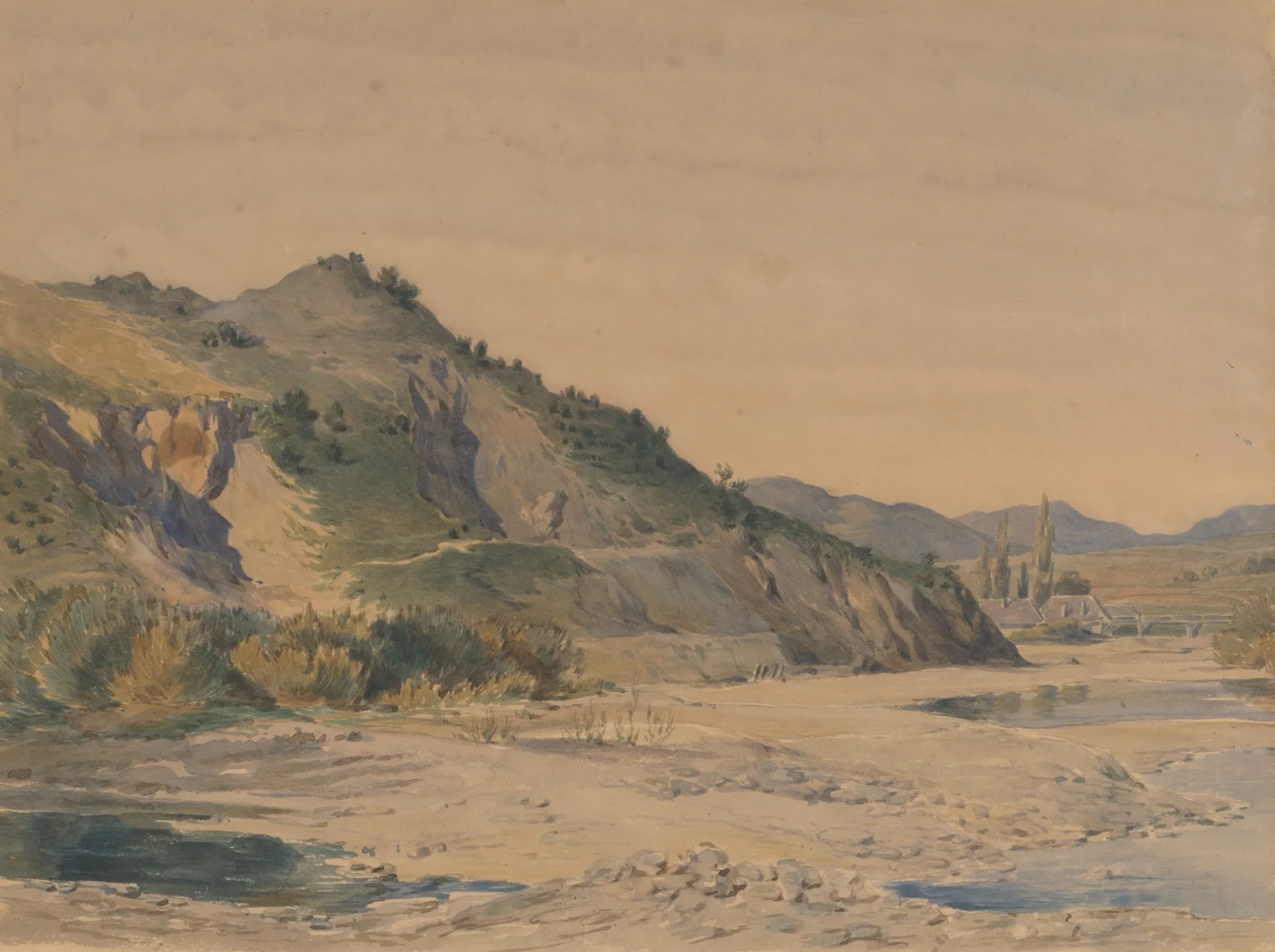 Hilly Landscape av Friedrich Carl von Scheidlin