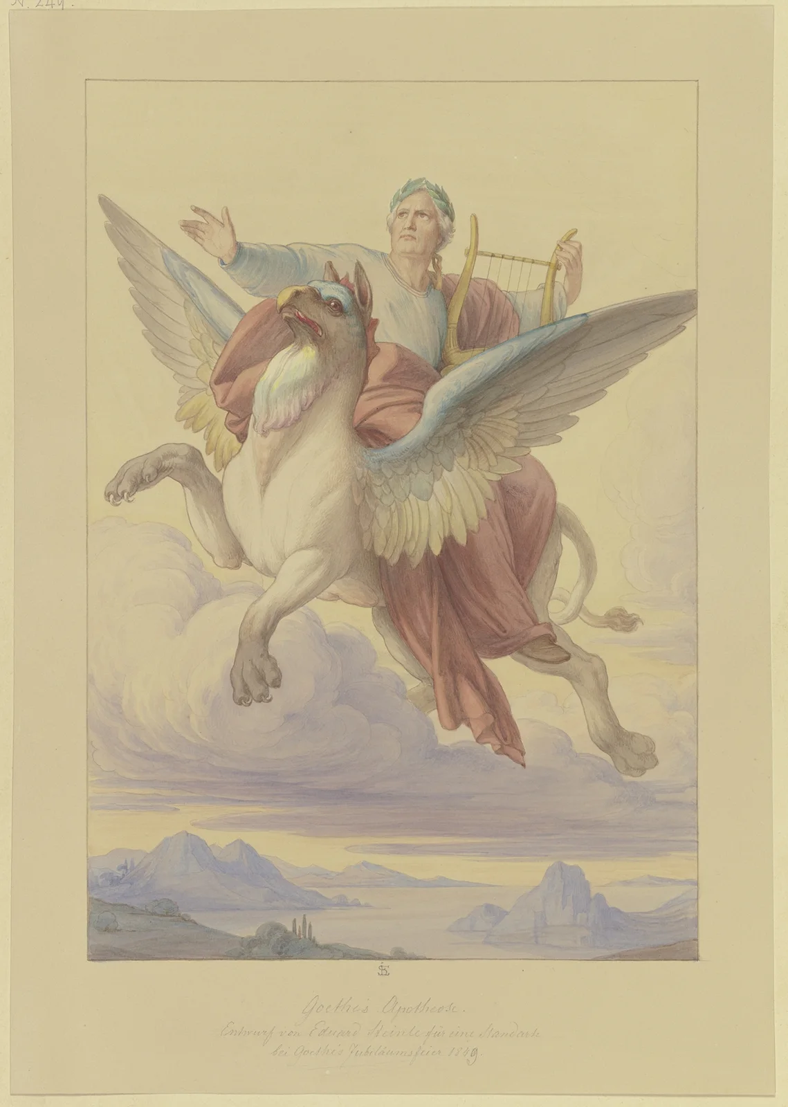 Goethe’s Apotheosis av Eduard von Steinle