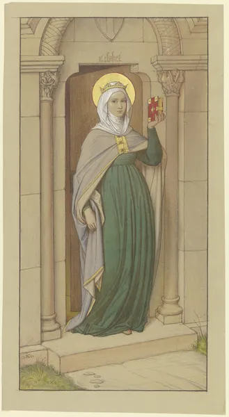 Saint Elisabeth av Eduard von Steinle