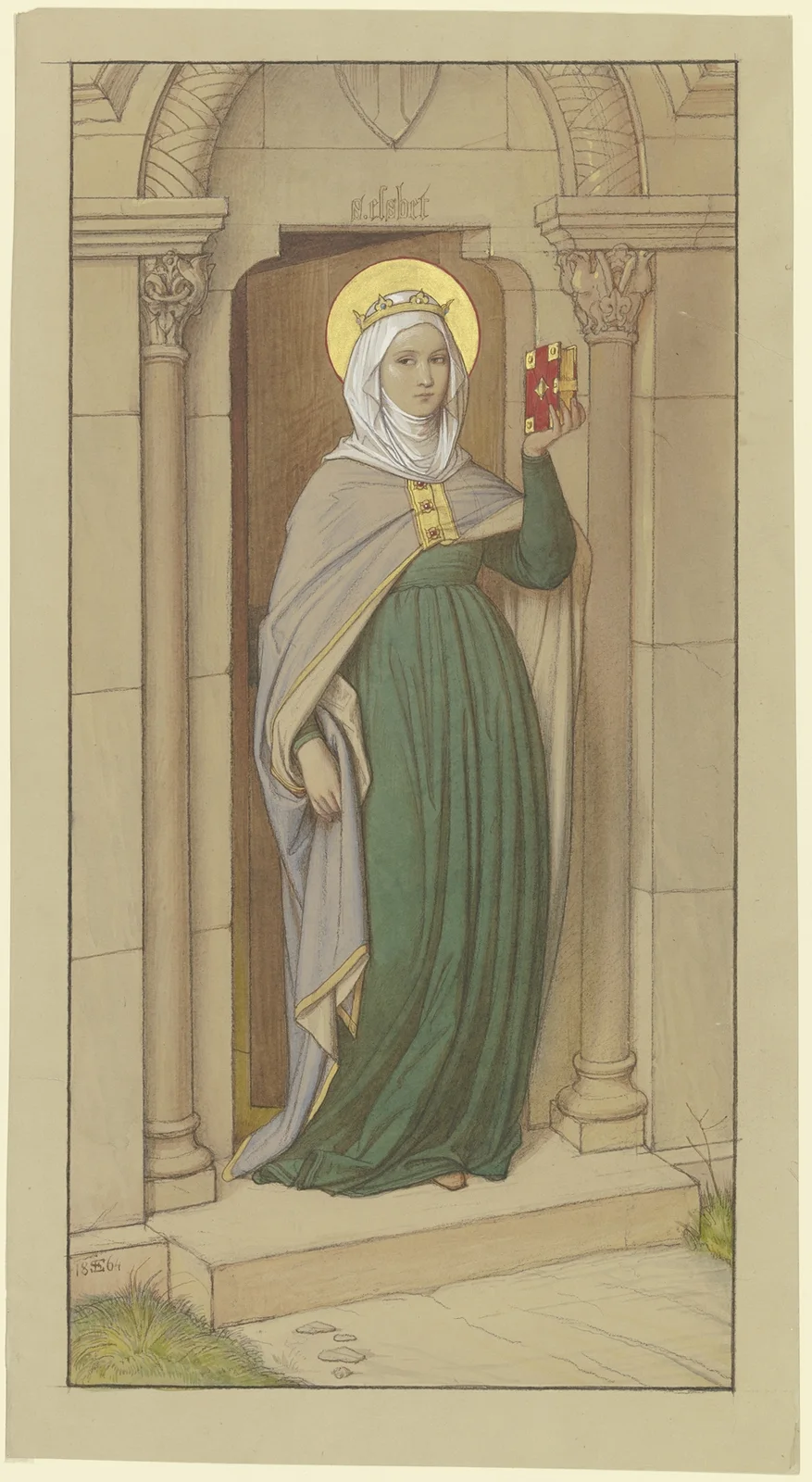 Saint Elisabeth av Eduard von Steinle