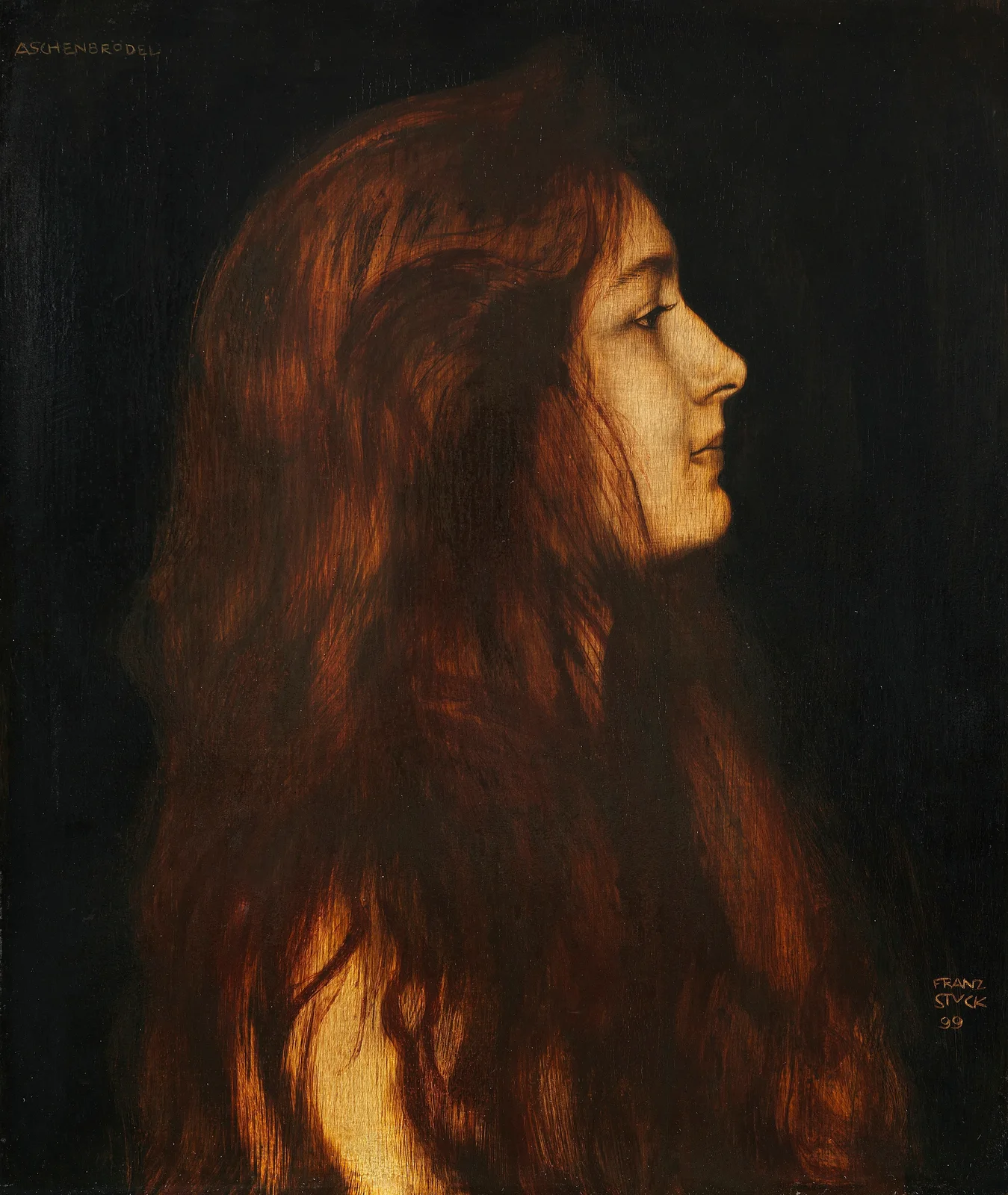 Cinderella av Franz von Stuck