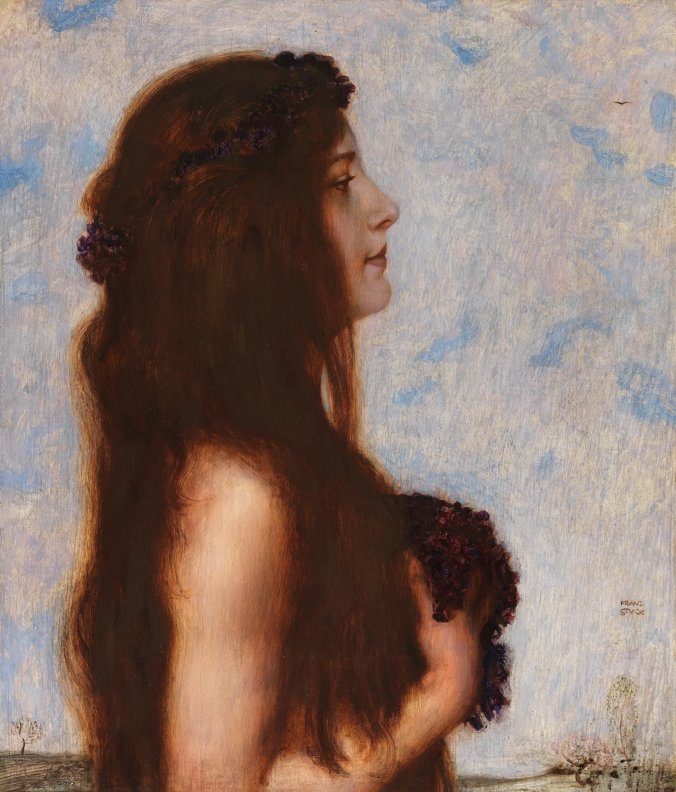 Frühling av Franz von Stuck