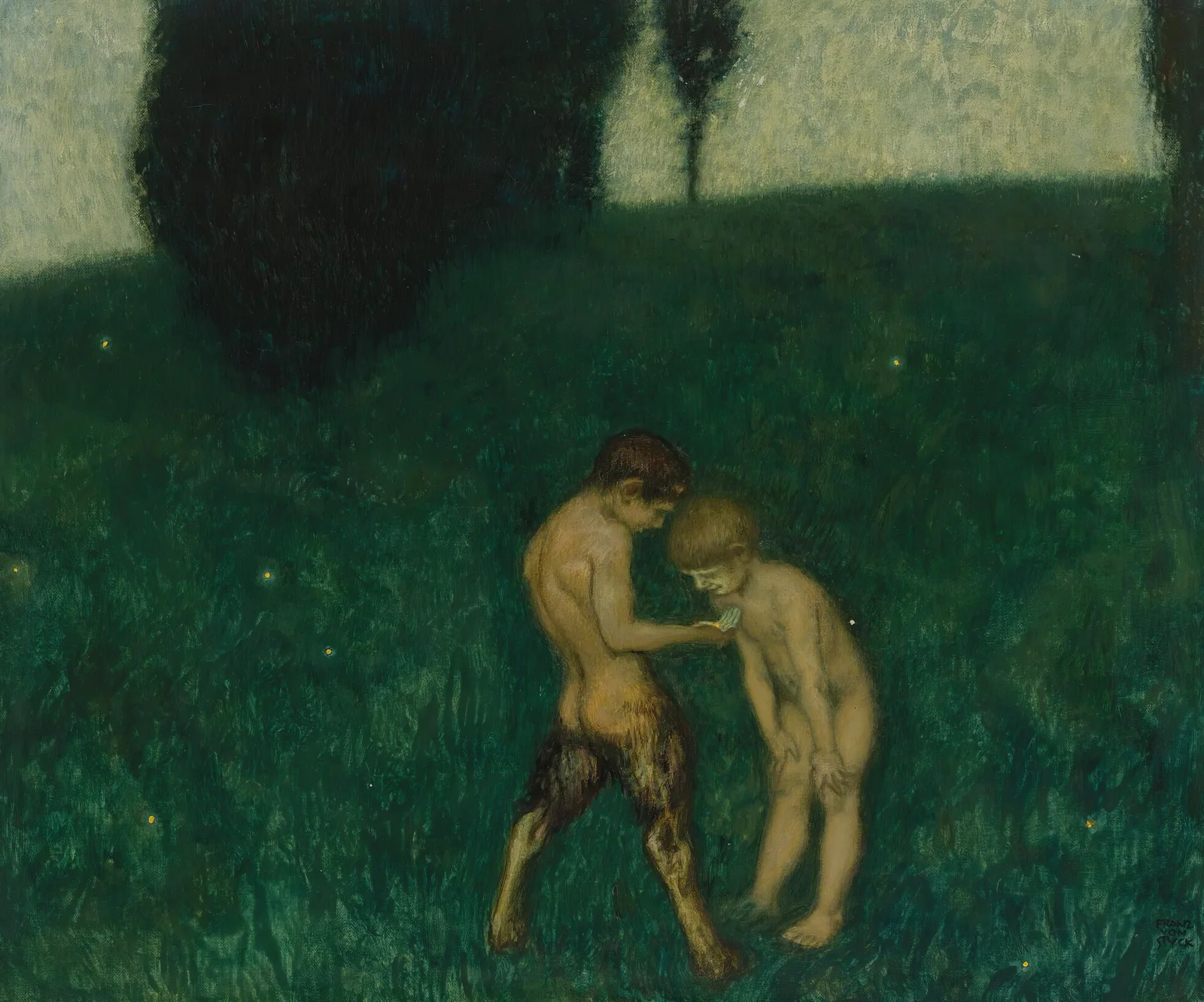 Glühwürmchen (firefly) av Franz von Stuck