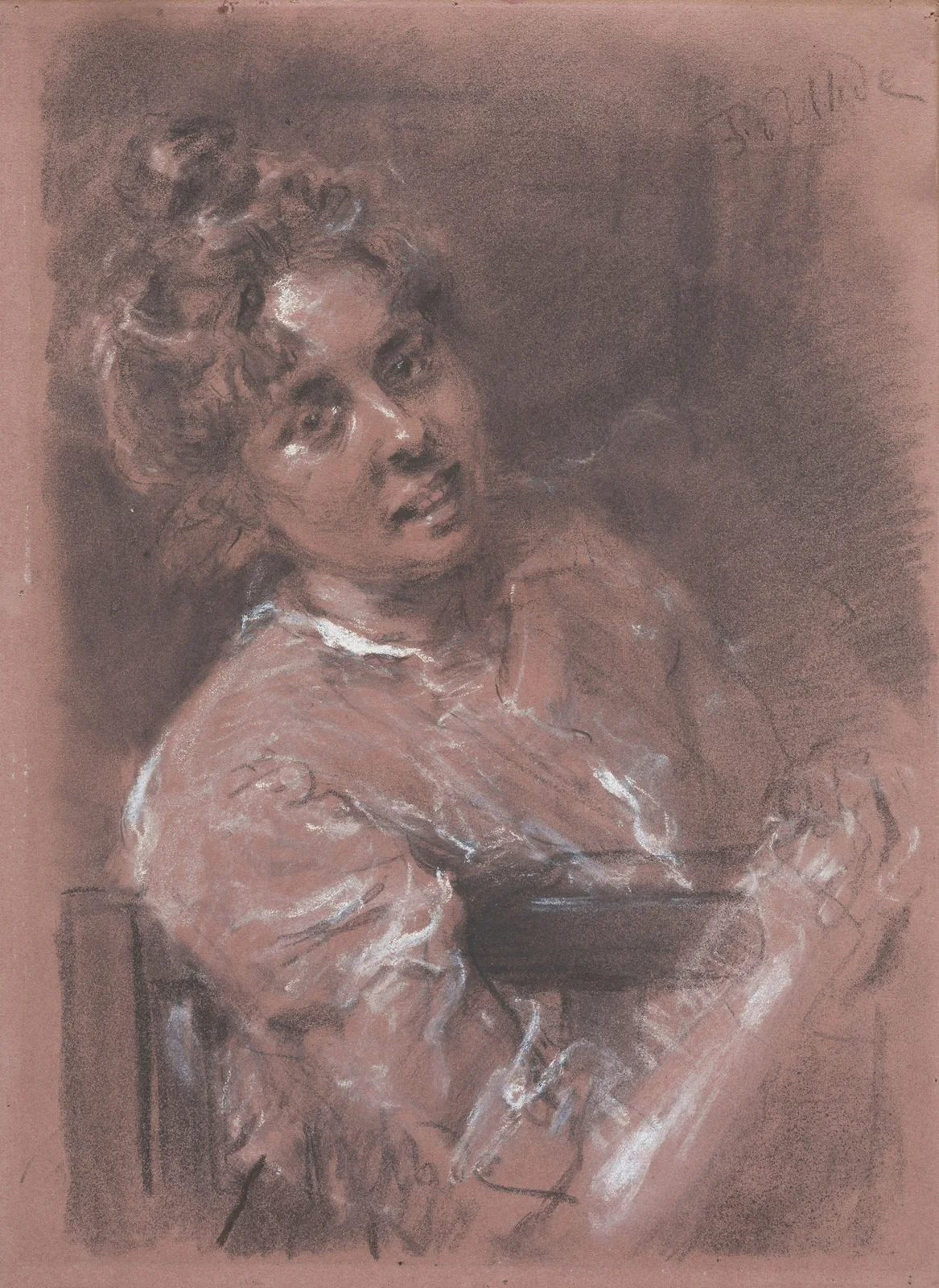Bildnisstudie av Fritz von Uhde
