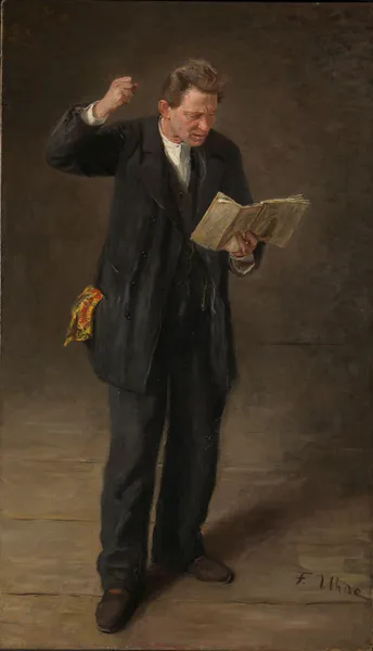En skuespiller av Fritz von Uhde