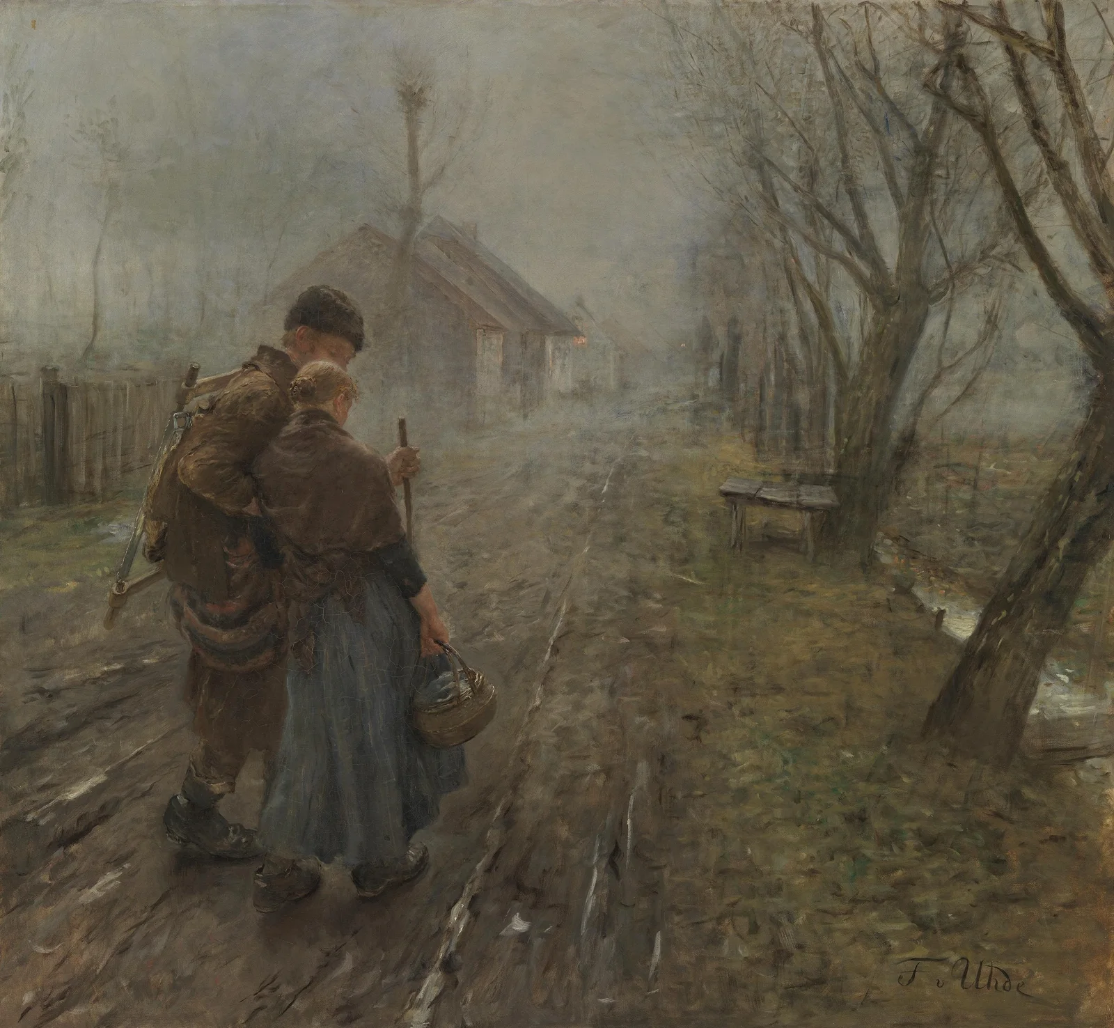 Schwerer Gang av Fritz von Uhde