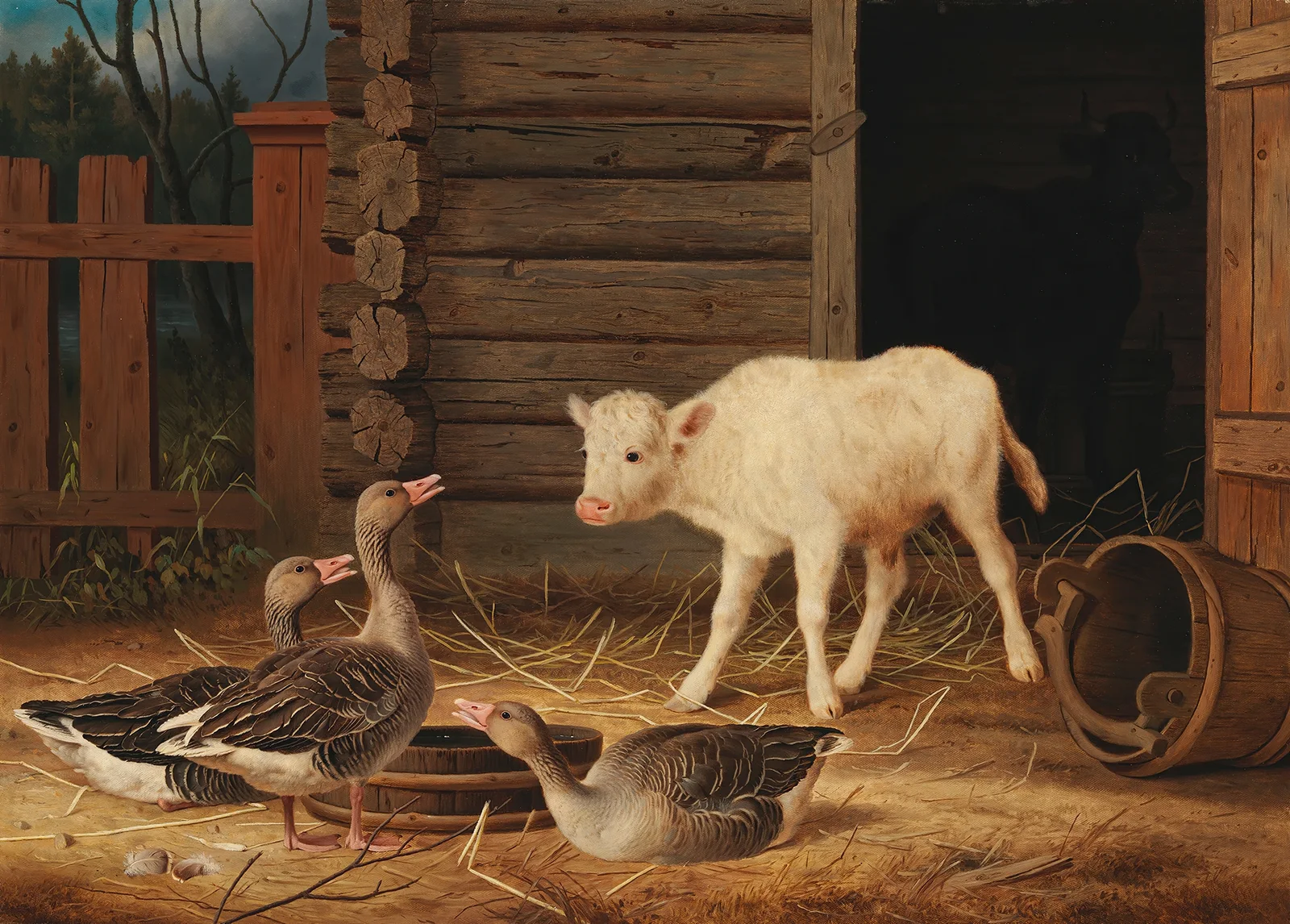 The Surprise av Ferdinand von Wright