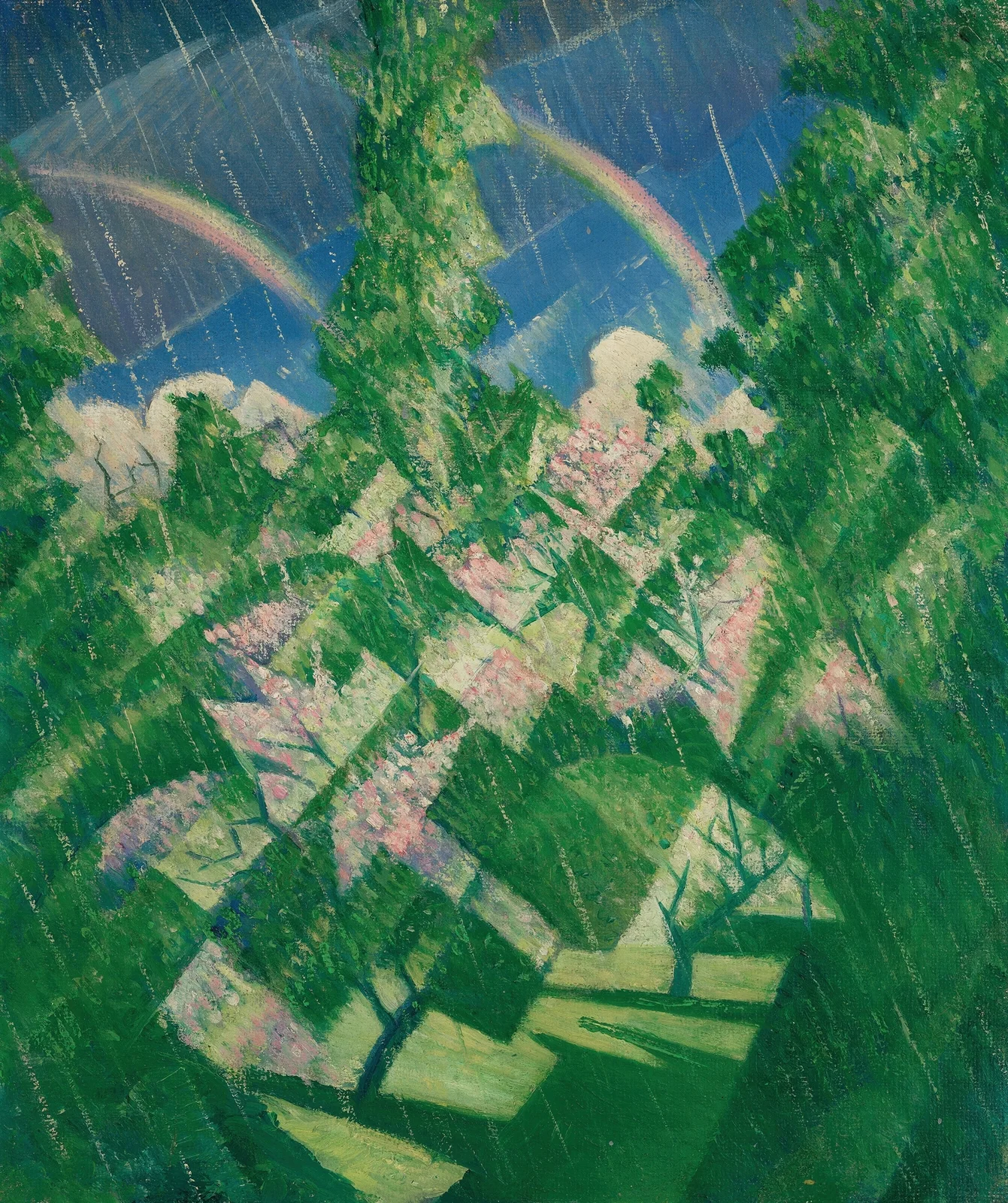 The Four Seasons; Spring av Christopher R. W. Nevinson