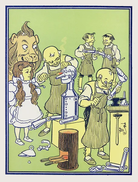 The Tinsmiths worked for three days and four nights av William Wallace Denslow