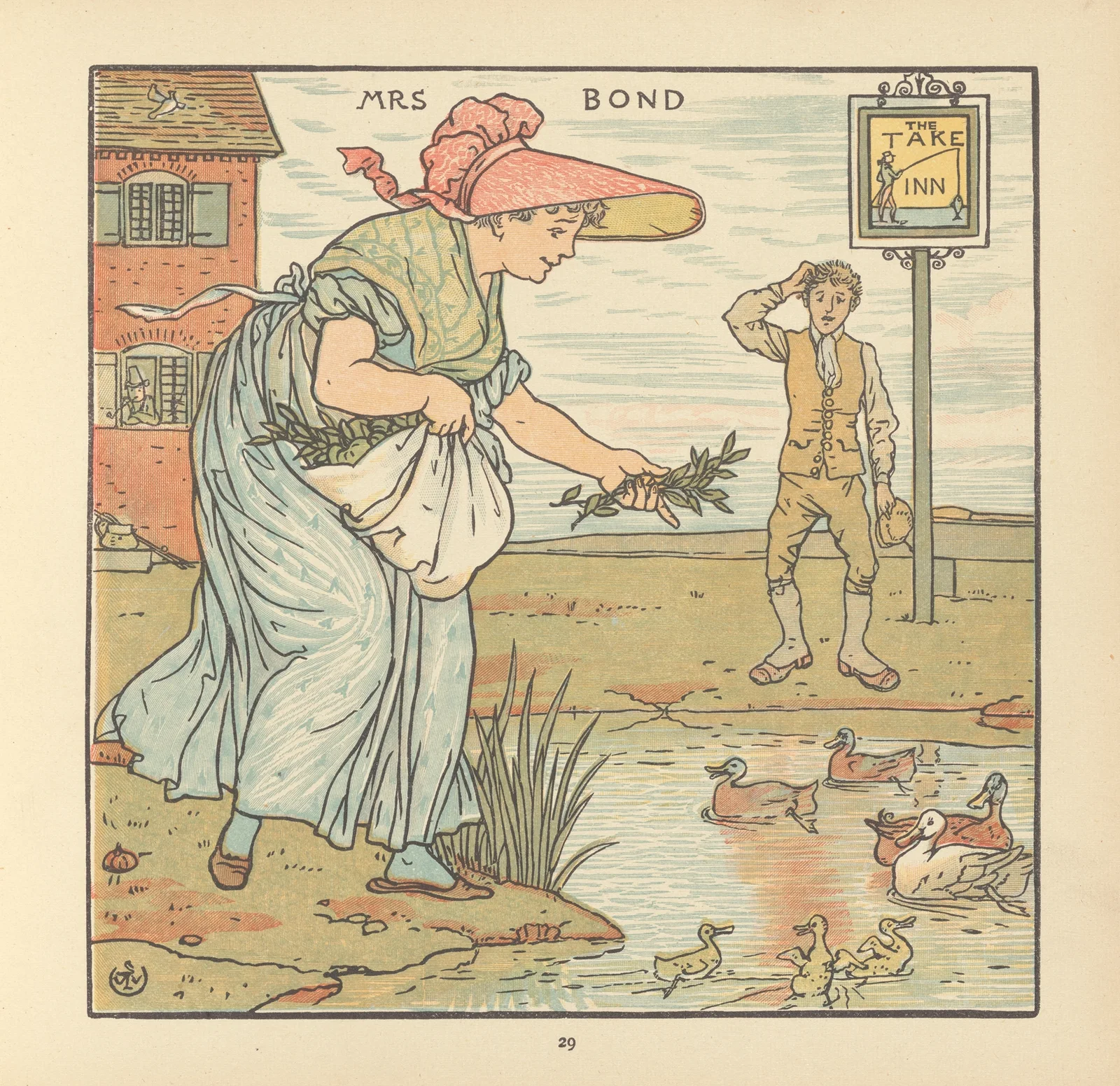 Mrs. Bond av Walter Crane
