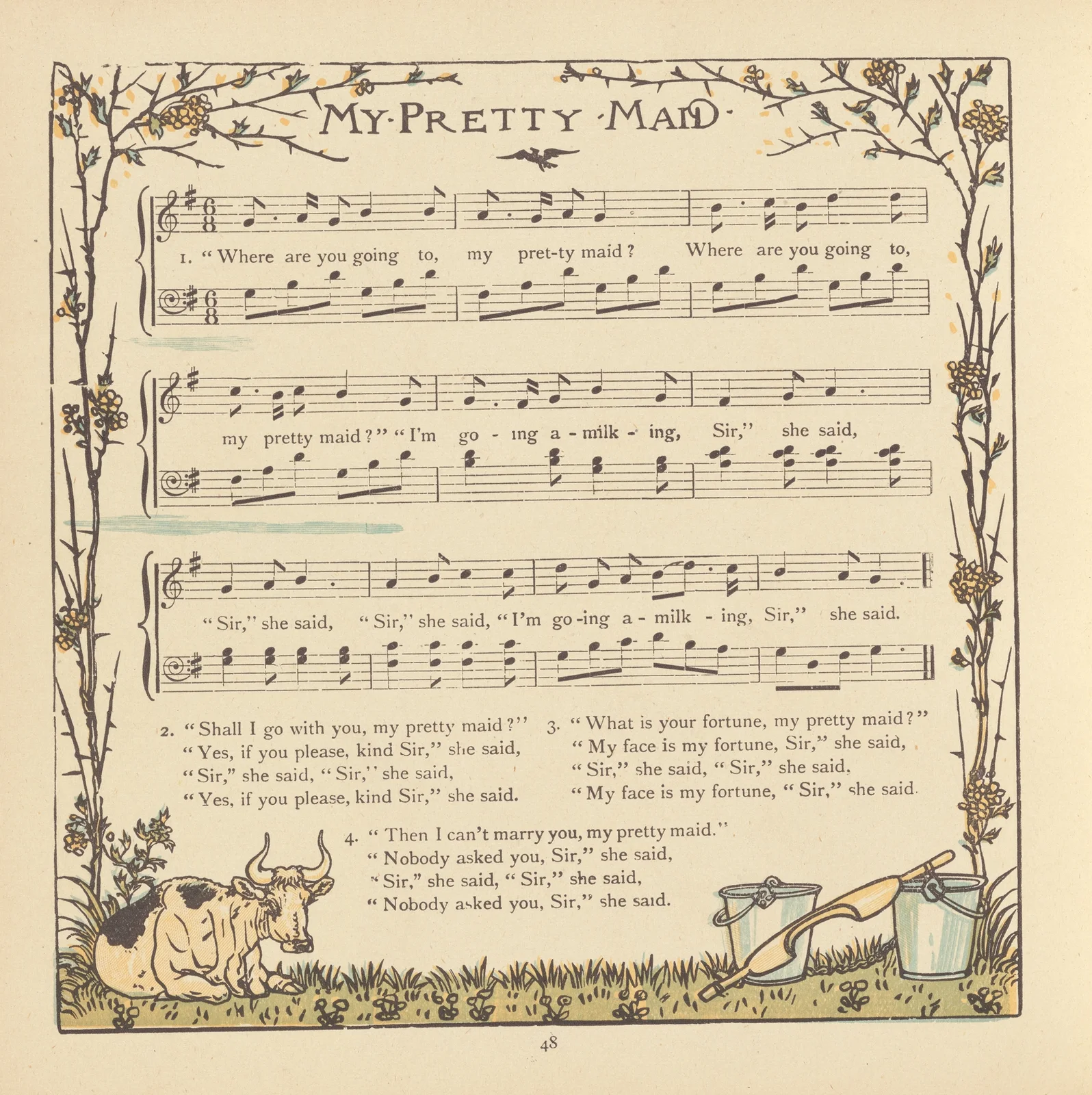 My Pretty Maid av Walter Crane