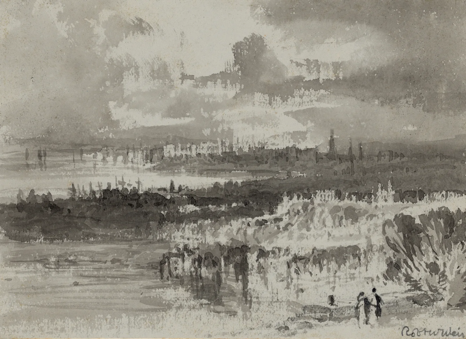 Landscape av Robert Walter Weir