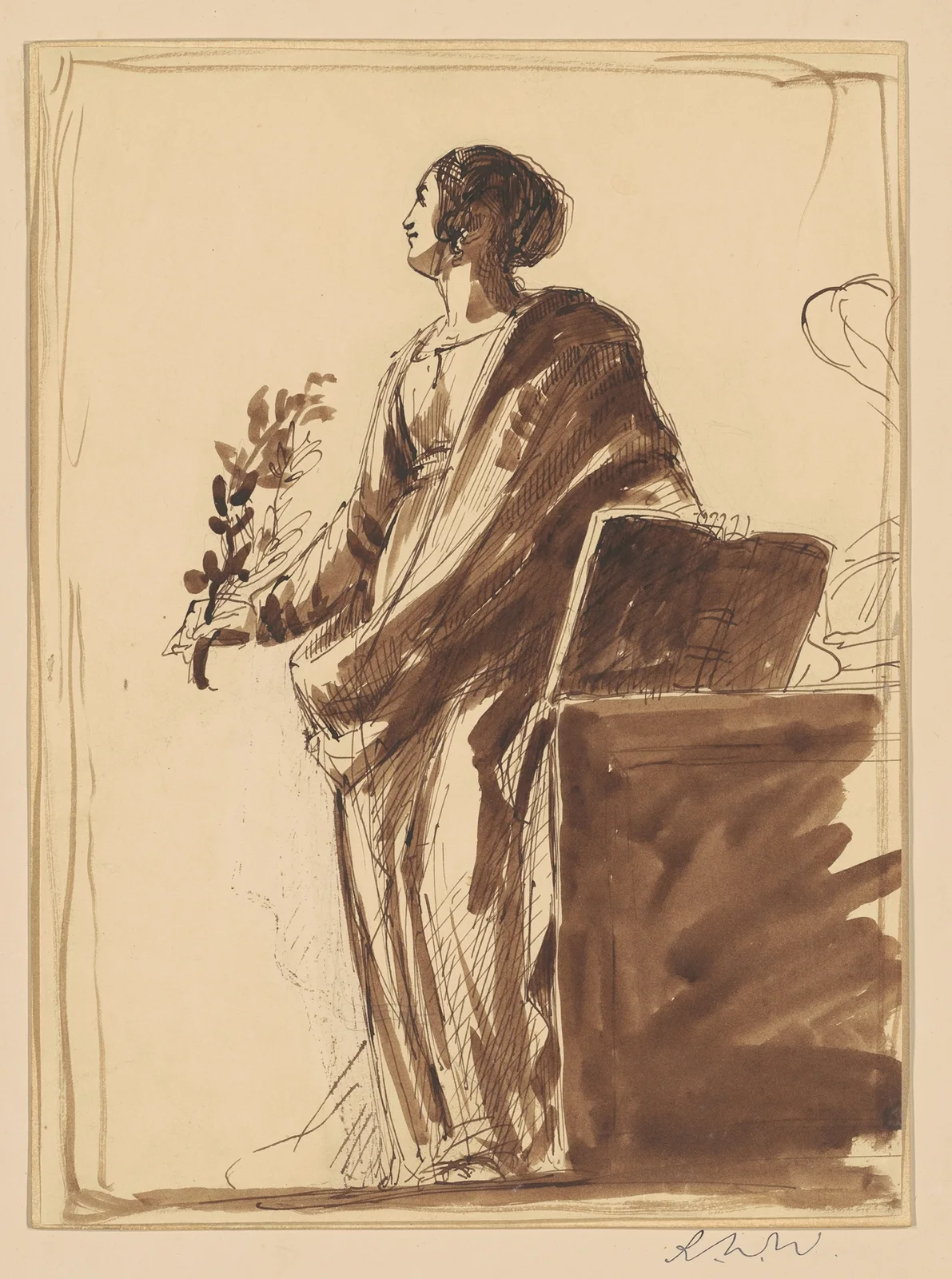 Study for ‘War and Peace’ av Robert Walter Weir