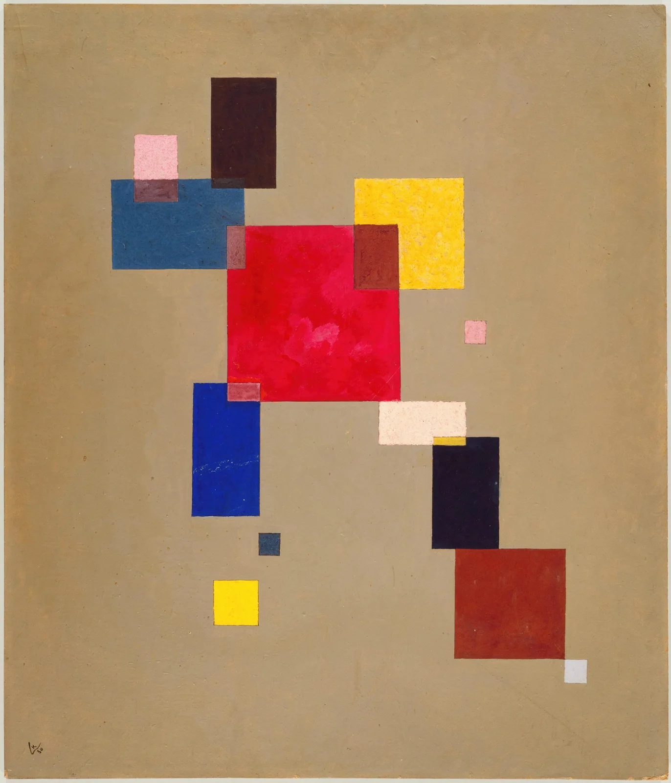 13 Rechtecke (Thirteen rectangles) av Wassily Kandinsky