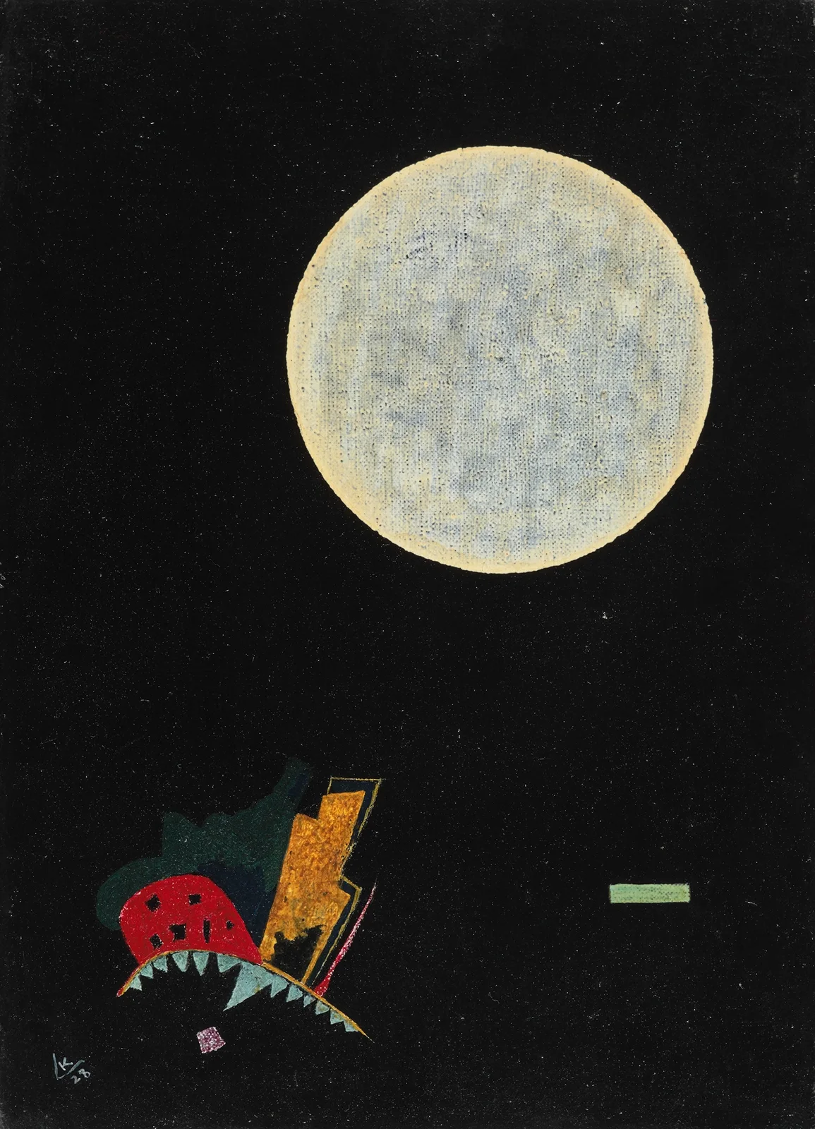 A Circle (A) av Wassily Kandinsky
