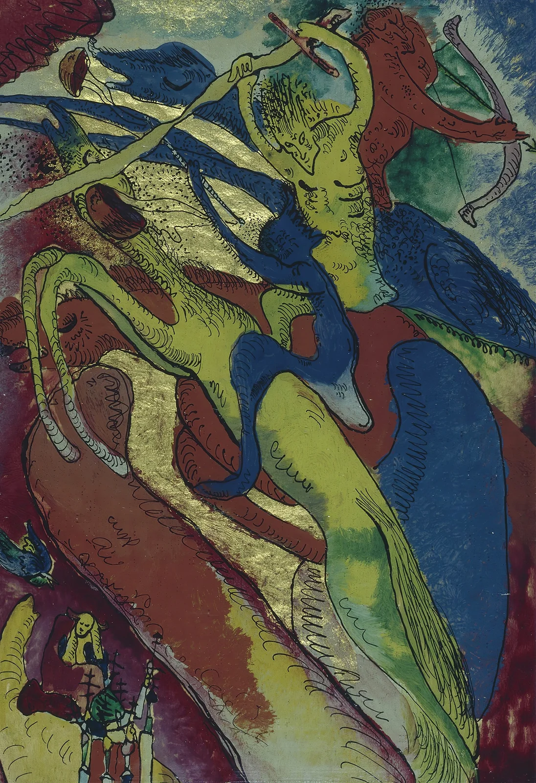 Apocalyptic Riders I av Wassily Kandinsky