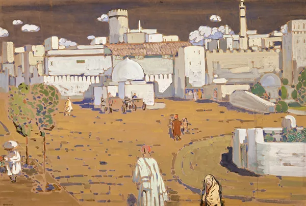Arab City av Wassily Kandinsky
