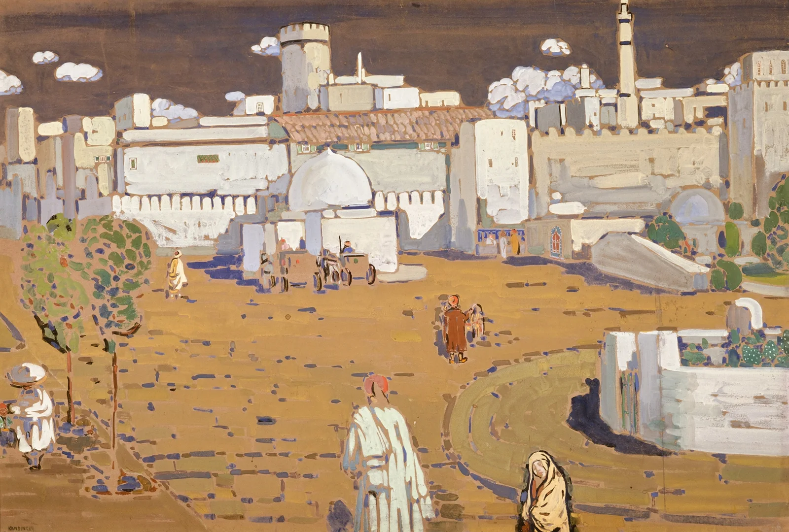 Arab City av Wassily Kandinsky