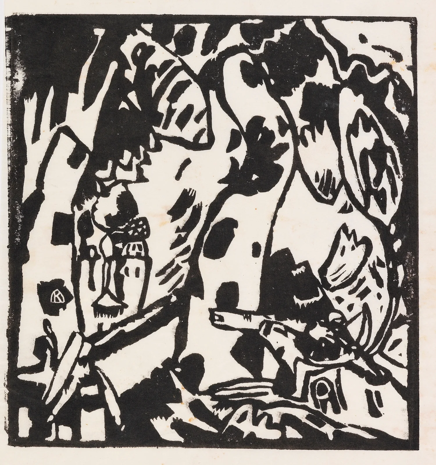 Bogenschütze av Wassily Kandinsky