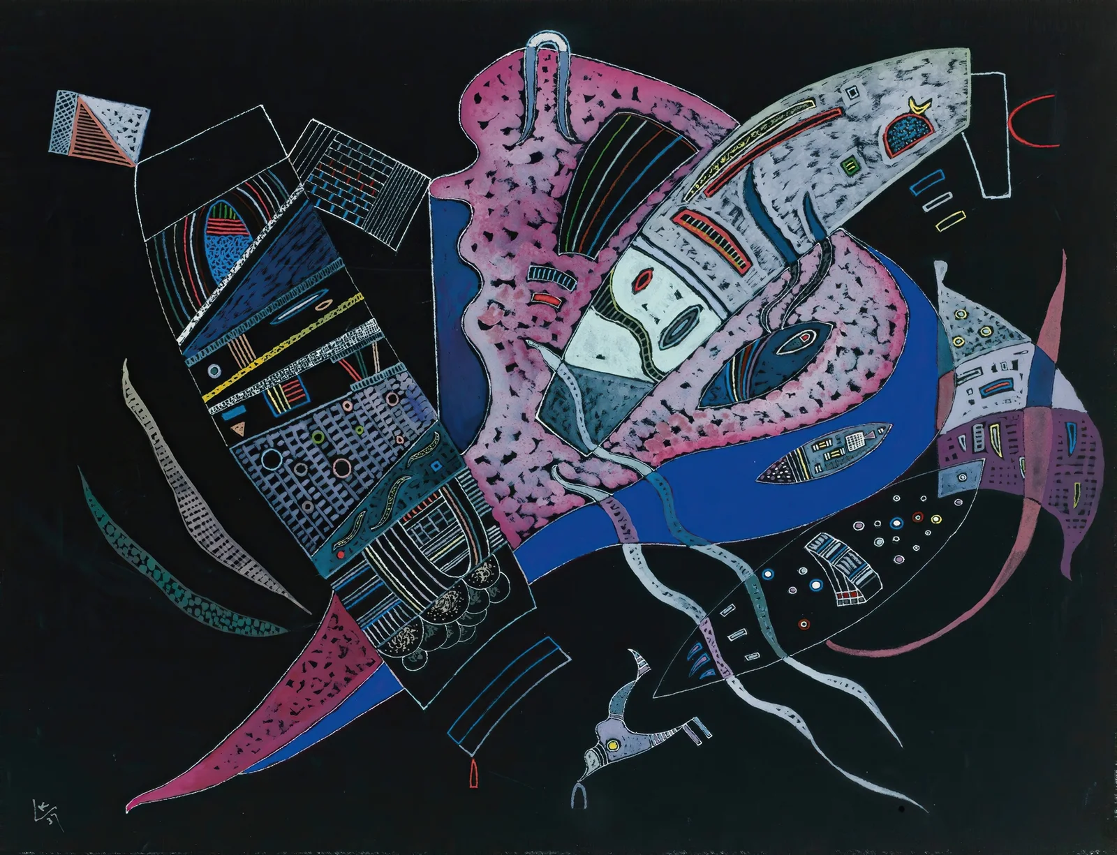 Concentré av Wassily Kandinsky