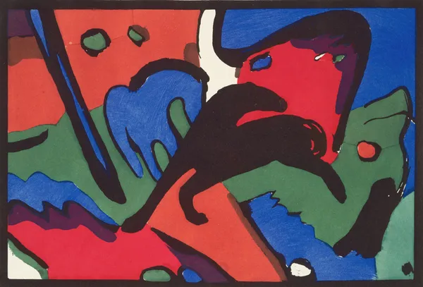 Der Blaue Reiter (The Blue Rider), 1912 – nr 1 av Wassily Kandinsky