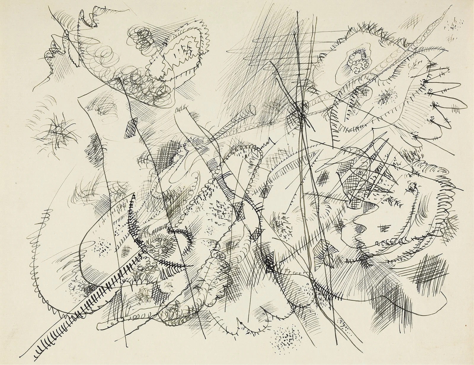 Design for an etching av Wassily Kandinsky