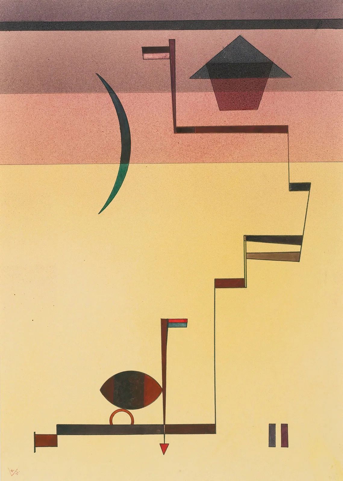 Eckig (Angular) av Wassily Kandinsky