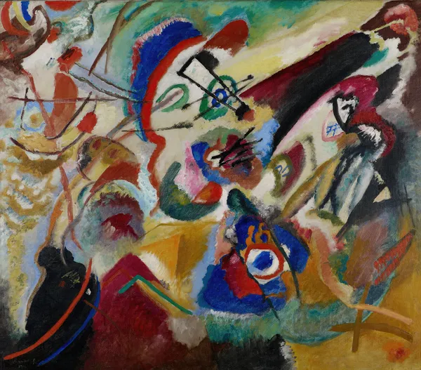 Fragment 2 for Composition VII av Wassily Kandinsky