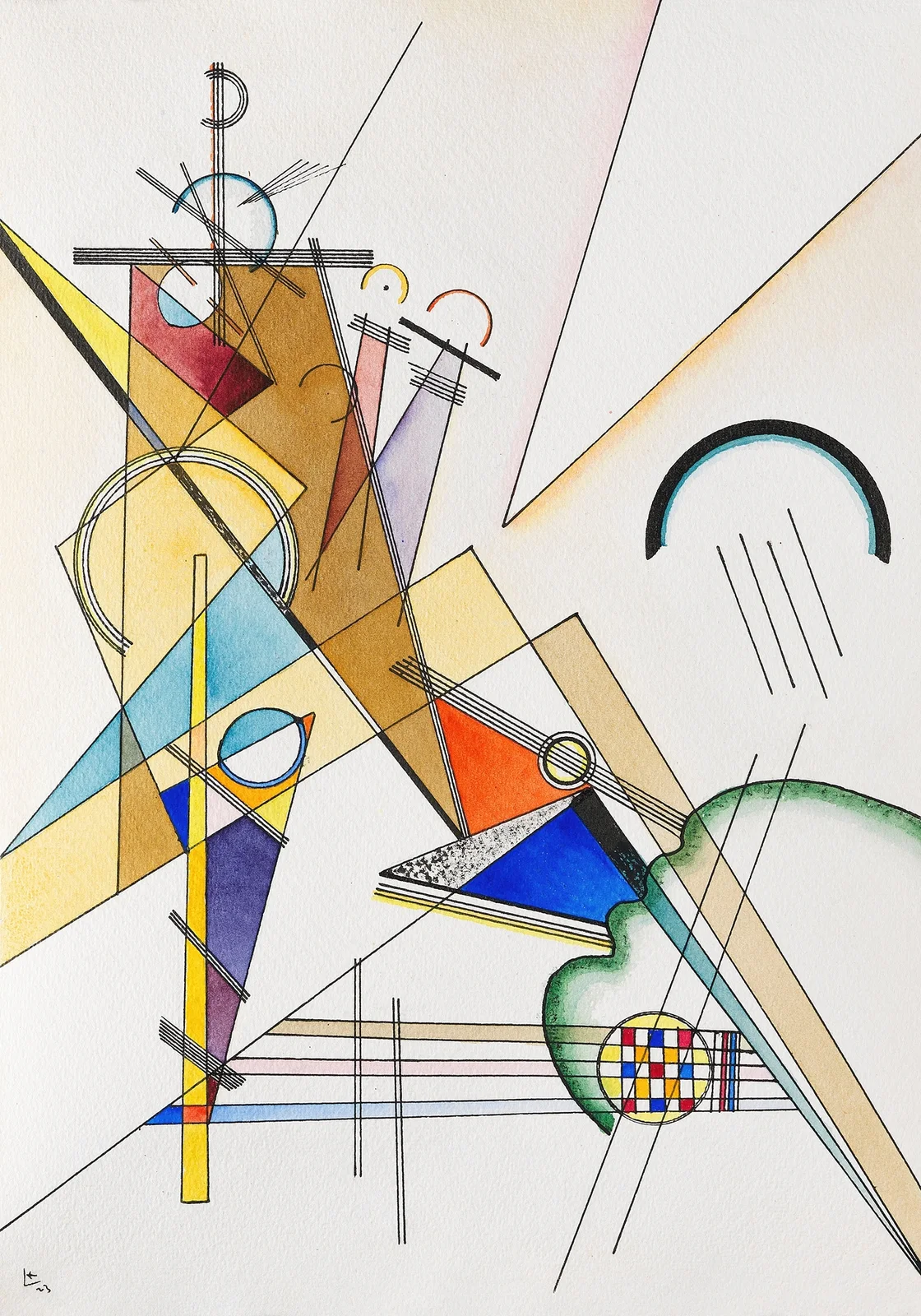 Gewebe av Wassily Kandinsky