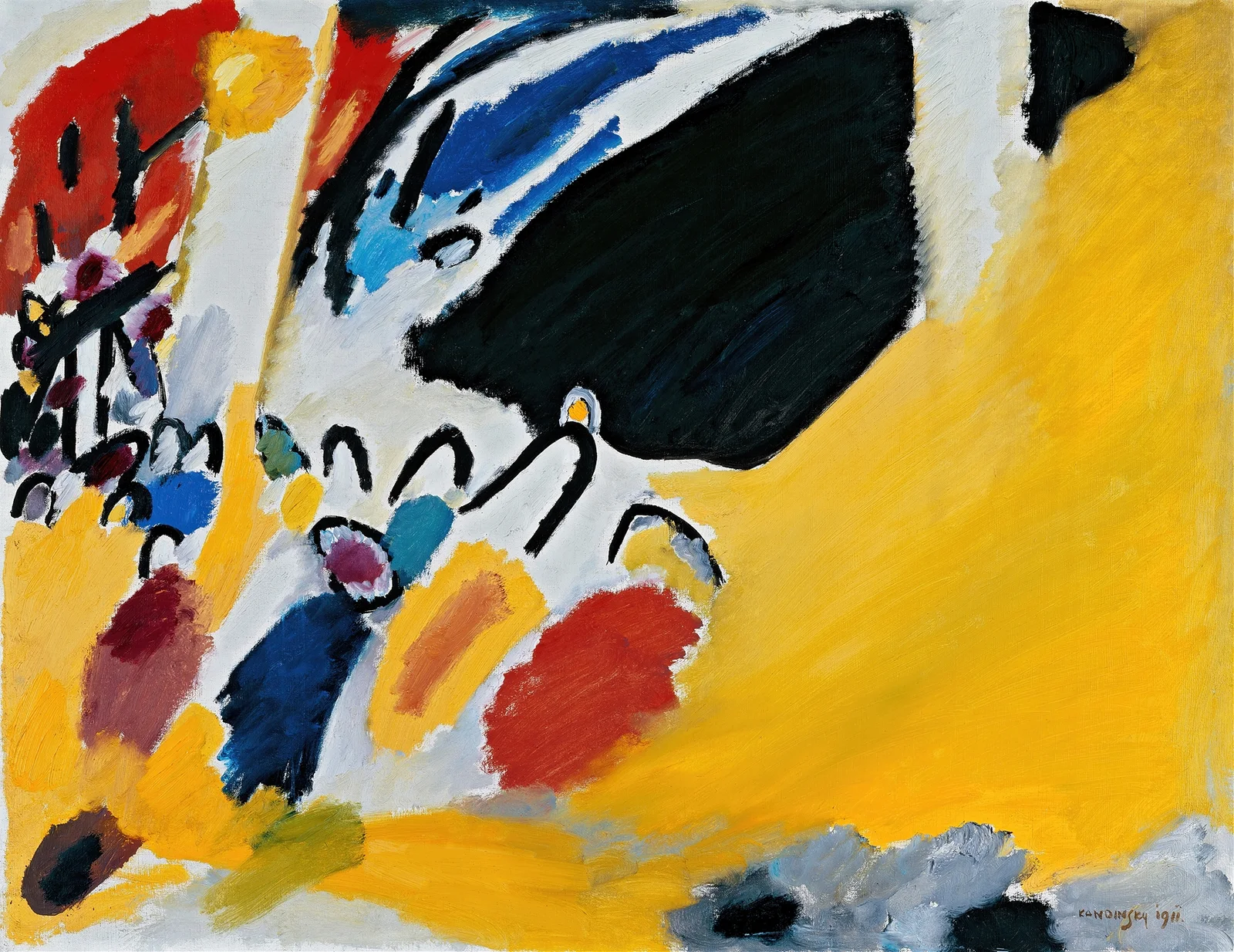 Impression III (concert) av Wassily Kandinsky
