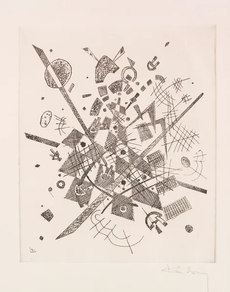 Kleine Welten IX, 1922 – nr 2 av Wassily Kandinsky