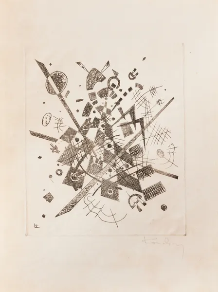 Kleine Welten (Small Worlds) IX, 1922 – nr 1 av Wassily Kandinsky