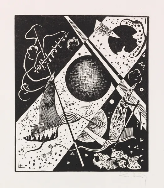 Kleine Welten VI, 1922 – nr 2 av Wassily Kandinsky