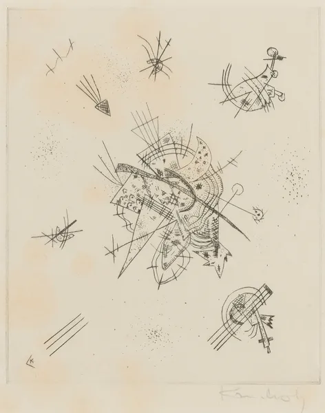 Kleine Welten X (R. 173), 1922 – nr 2 av Wassily Kandinsky