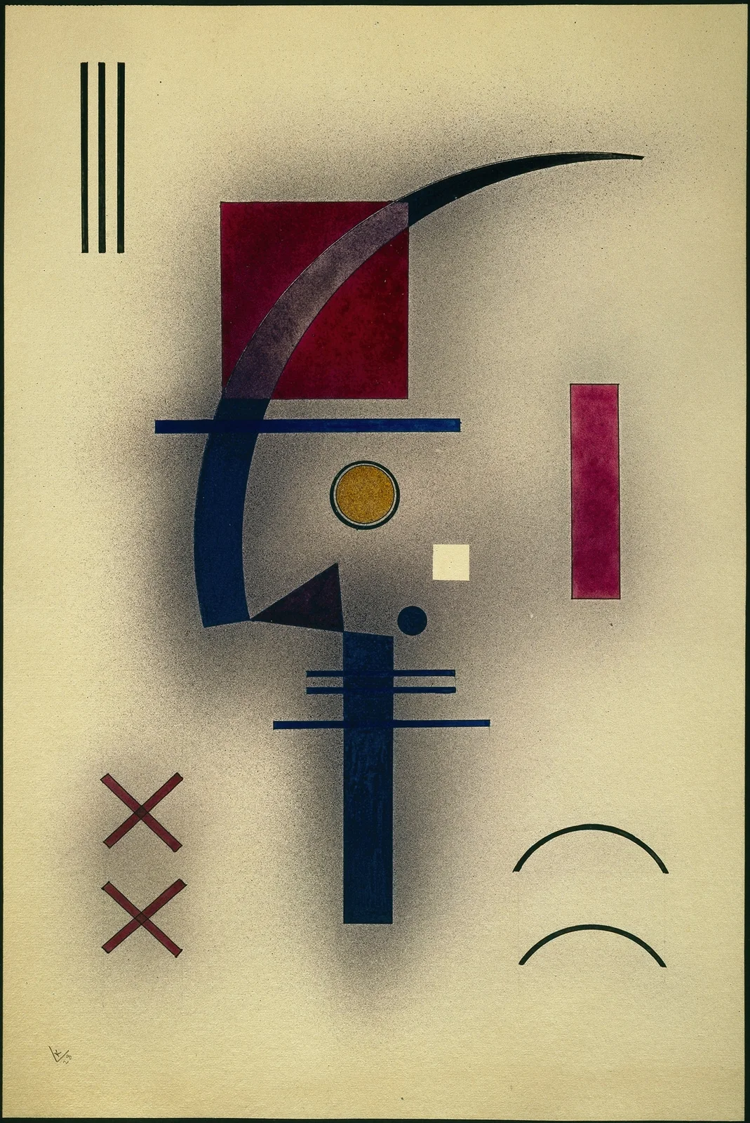 Kleines Weiss av Wassily Kandinsky