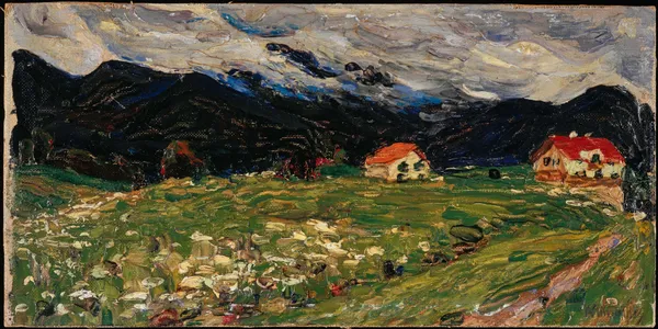 Kochel Lake close to Munich av Wassily Kandinsky