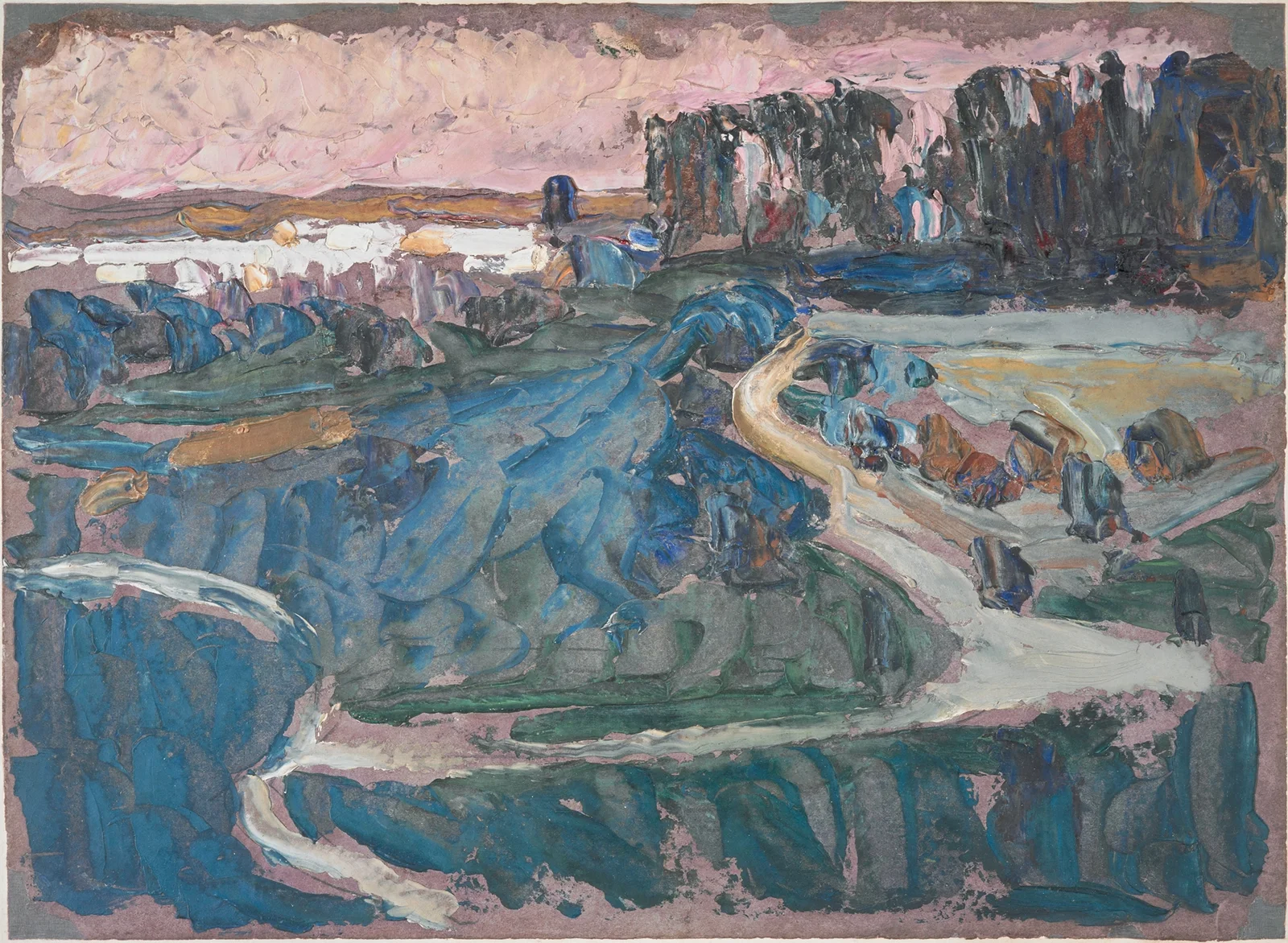 Landschaft (Oberpfalz) av Wassily Kandinsky