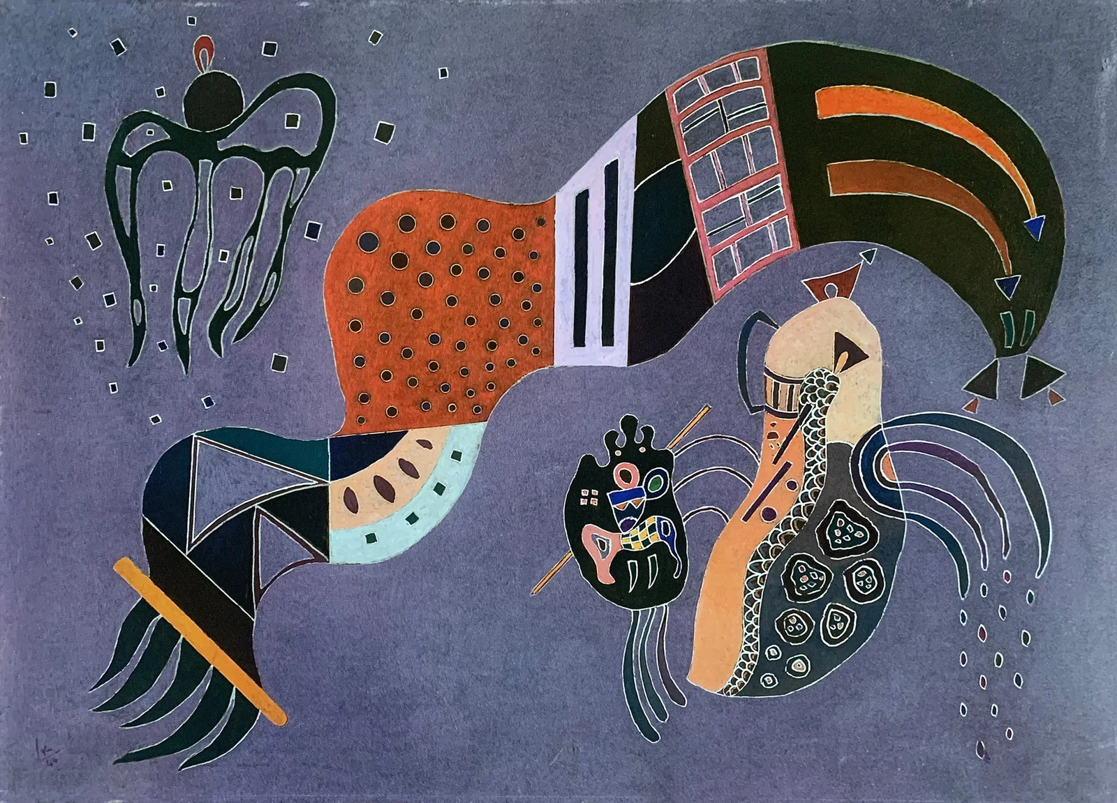 L’Élan tempéré, Kandinsky av Wassily Kandinsky