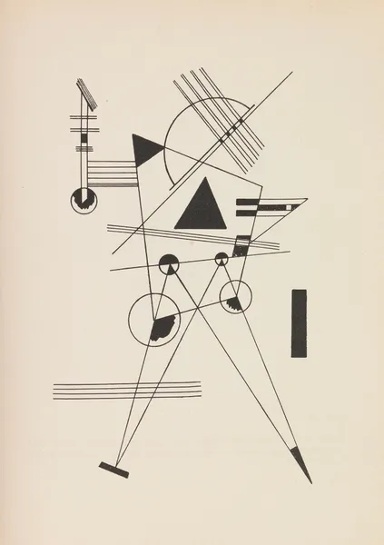 Lithographie No. 1, 1925 – nr 1 av Wassily Kandinsky