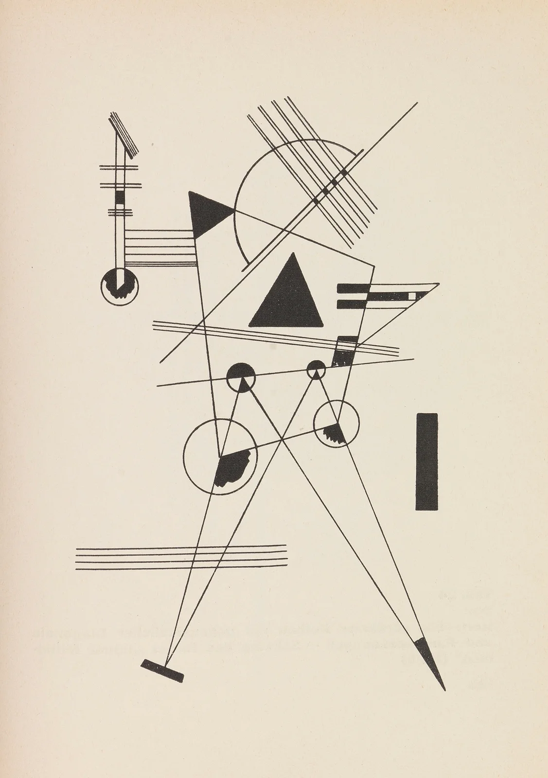 Lithographie No. 1, 1925 – nr 1 av Wassily Kandinsky