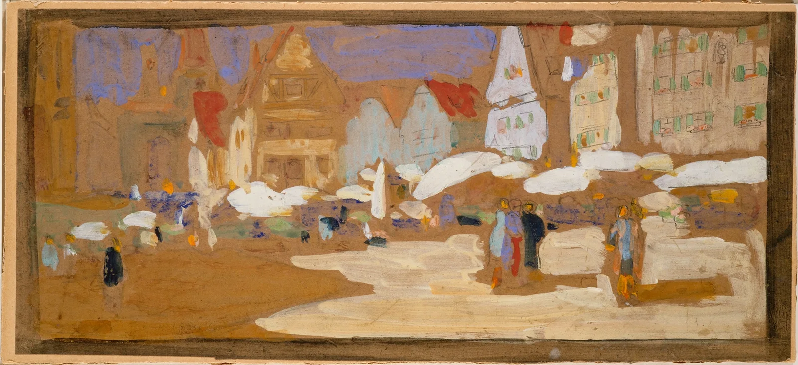 Marktplatz av Wassily Kandinsky