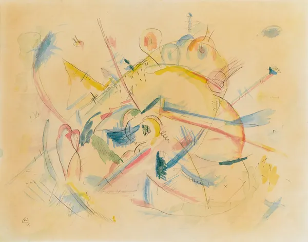 Ohne Titel (Untitled), 1915 – nr 2 av Wassily Kandinsky