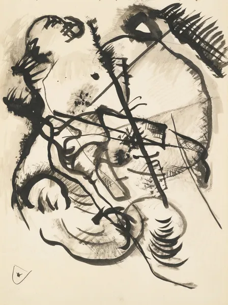 Ohne Titel (Untitled) – nr 1 av Wassily Kandinsky