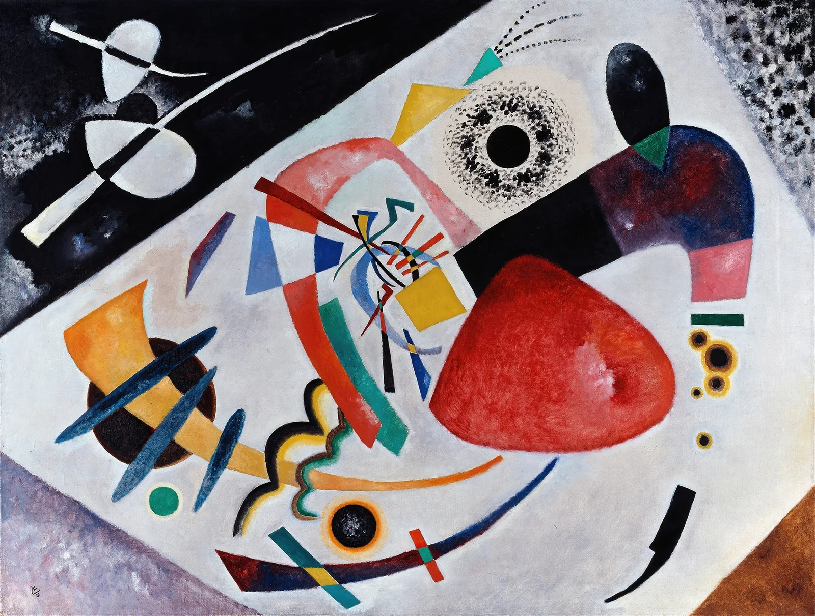 Red Spot II av Wassily Kandinsky