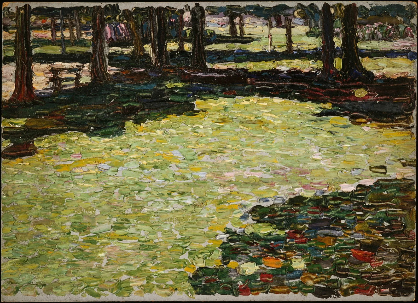 Saint-Cloud Park, clearing av Wassily Kandinsky