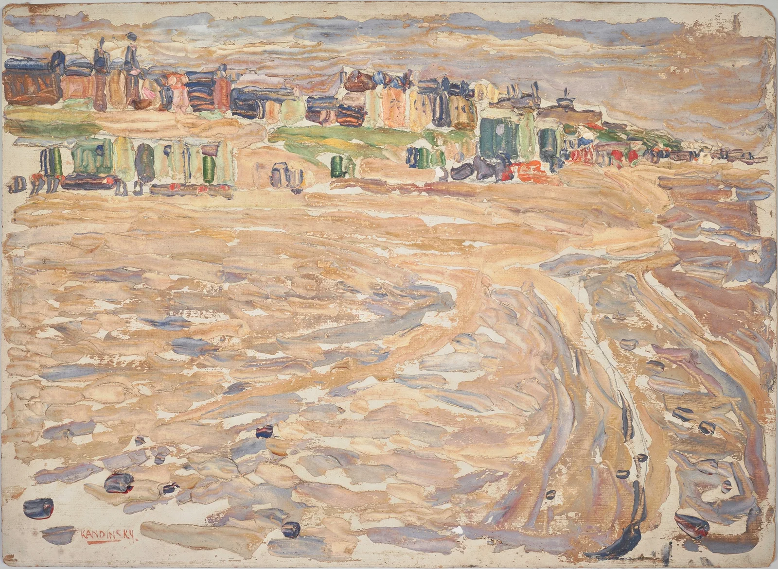 Scheveningen av Wassily Kandinsky