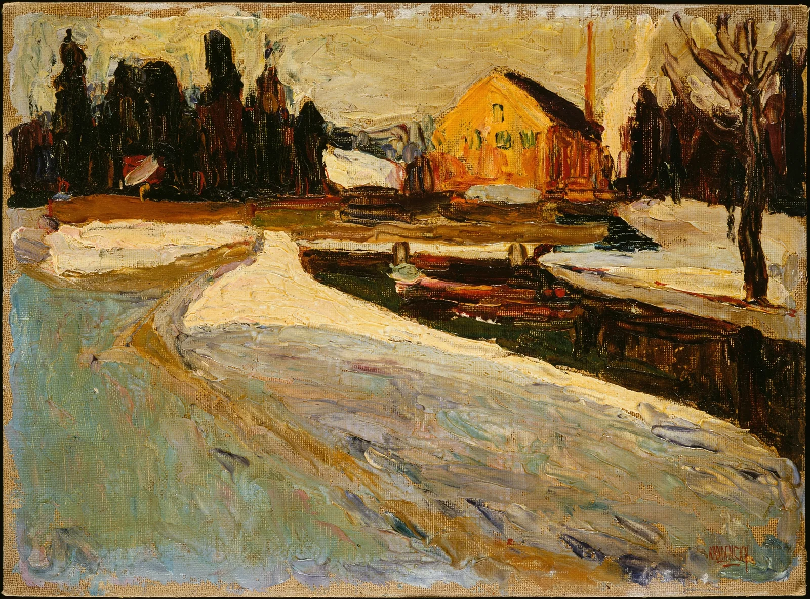 Schwabing, Winter Sun av Wassily Kandinsky