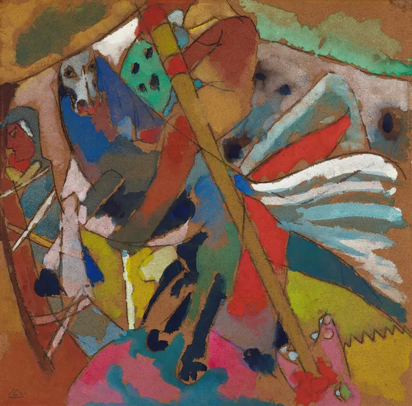 St. George II av Wassily Kandinsky