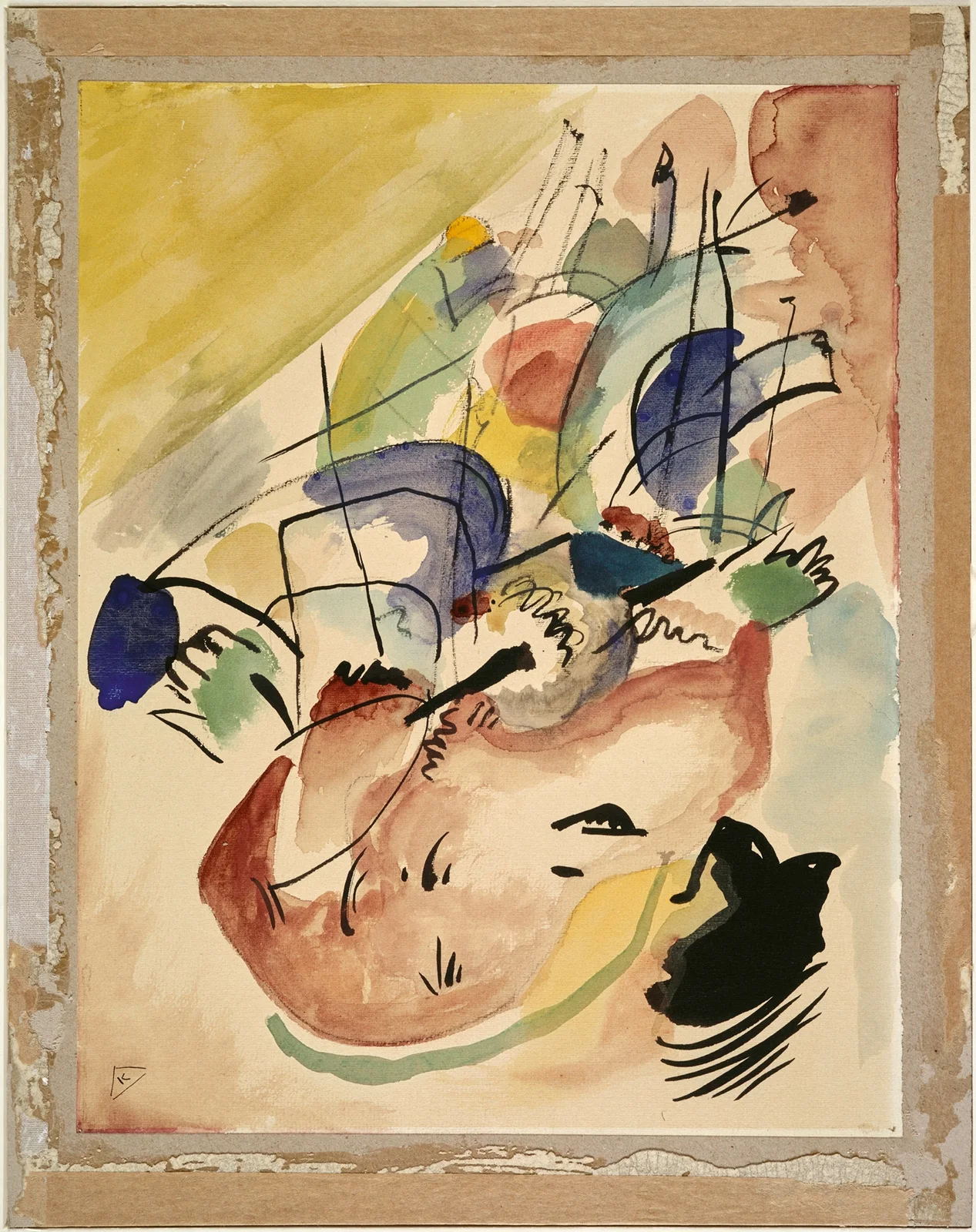 Study for Improvisation 31 (Seeschlacht) av Wassily Kandinsky