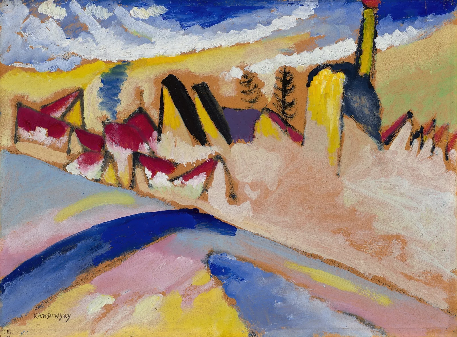 Study for ‘Winter No. II’ av Wassily Kandinsky